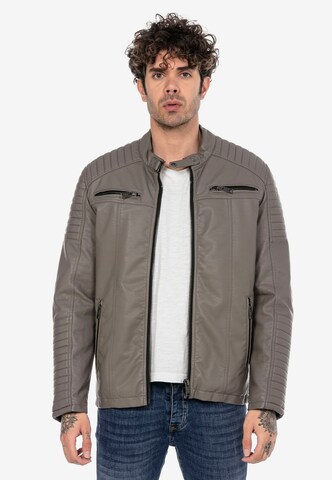 Redbridge Bikerjacke in Grau: predná strana