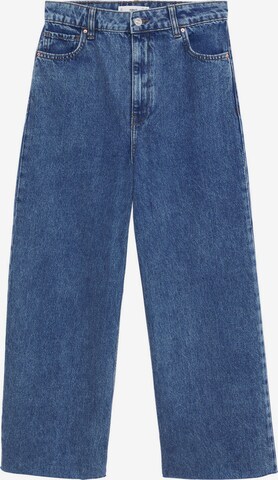 MANGO Wide leg Jeans 'Carol' in Blauw: voorkant