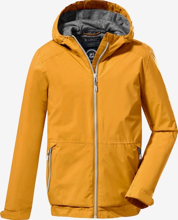 KILLTEC - Chaqueta de montaña en amarillo: frente