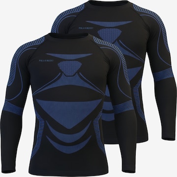 normani Base Layer in Schwarz: Vorderseite