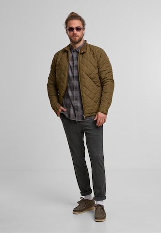 INDICODE JEANS Regular fit Button Up Shirt in Grey