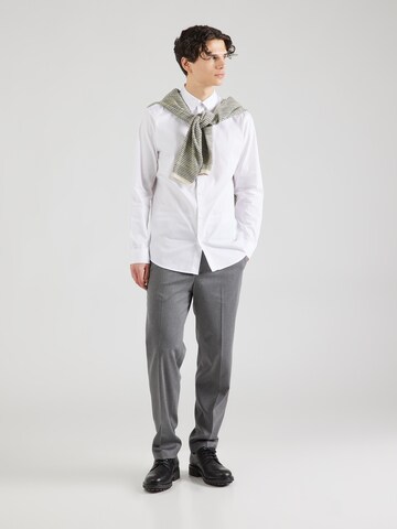 Jack & Jones Premium Comfort fit Overhemd 'JPRBLABARNES' in Wit