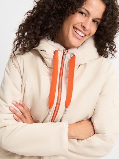 RINO & PELLE Übergangsjacke ' Aviva ' in ecru / orange, Produktansicht