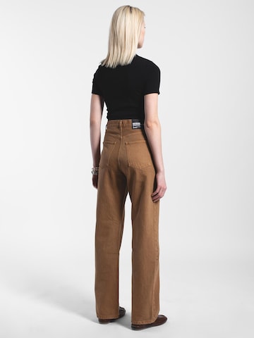 Dr. Denim Regular Jeans 'Echo High Straight' in Bruin