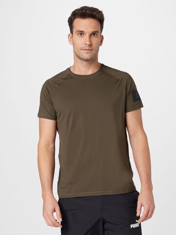 Casall - Camiseta funcional en verde: frente