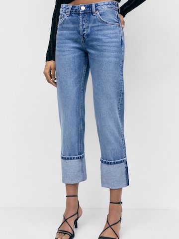 Pull&Bear Skinny Džíny – modrá