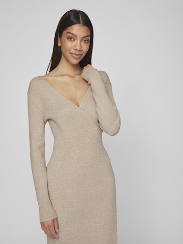 VILA Kleid in Beige: Vorderseite