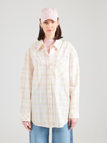 Camicia da donna di Monki in giallo: frontale