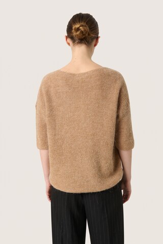 SOAKED IN LUXURY - Pullover 'Tuesday ' em bege
