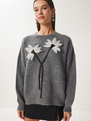 Happiness İstanbul Πουλόβερ σε γκρι: μπροστά