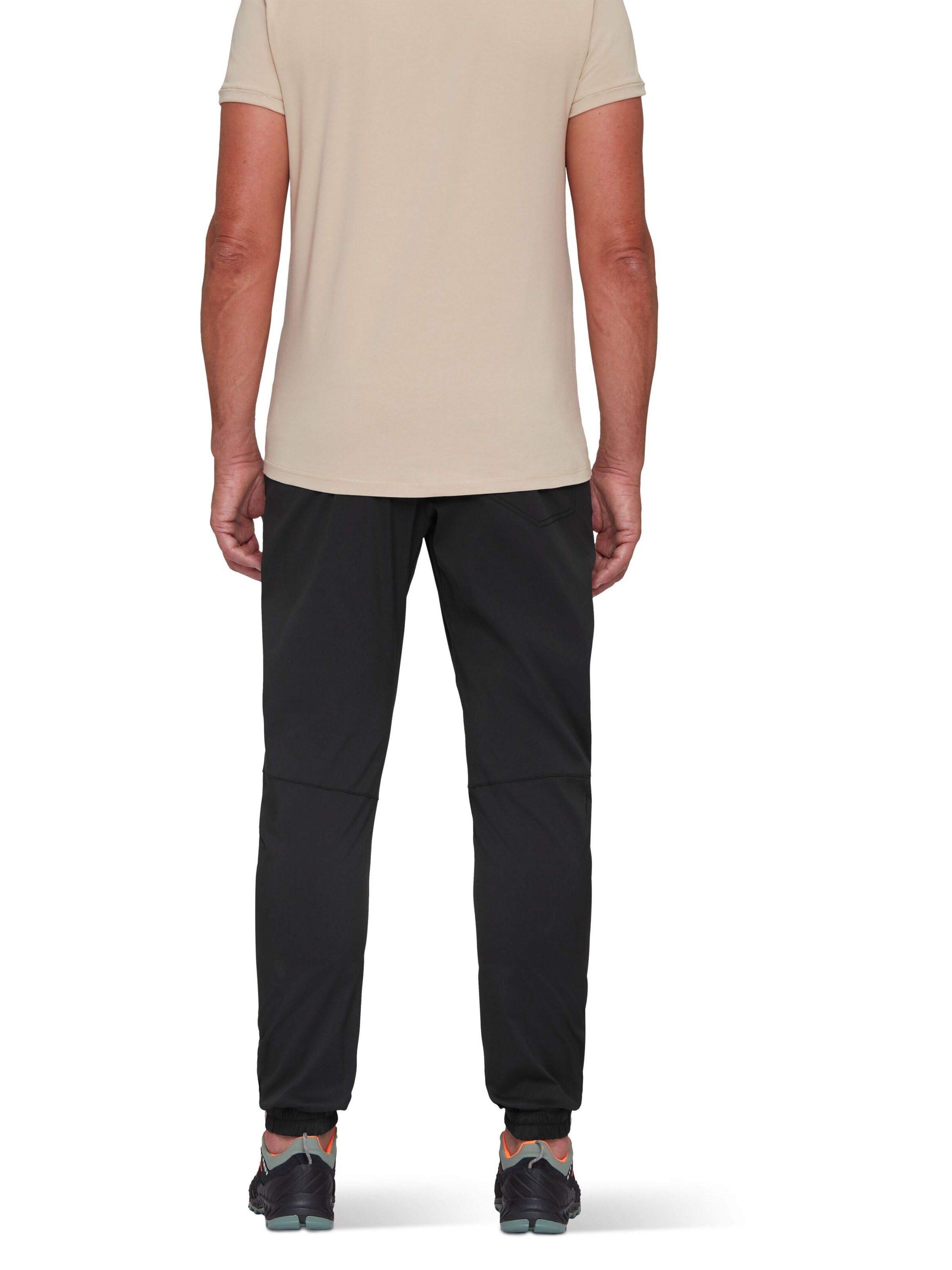 MAMMUT Tapered Outdoor Pants in Black