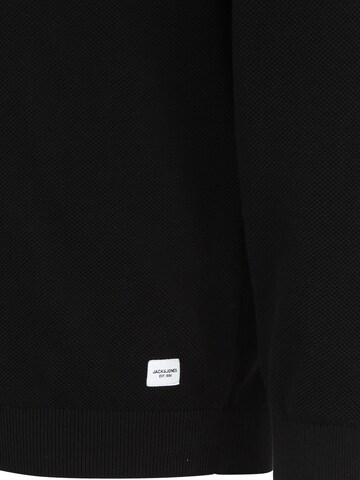 Jack & Jones Plus Sweater 'JJEHILL' in Black