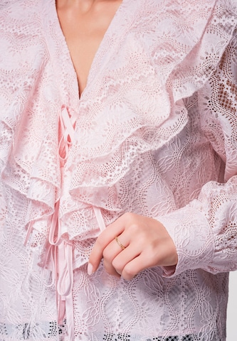 Ombre Blouse in Pink