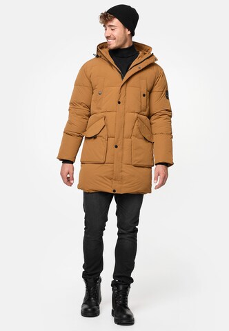 INDICODE JEANS Winterjacke 'Dexter' in Beige