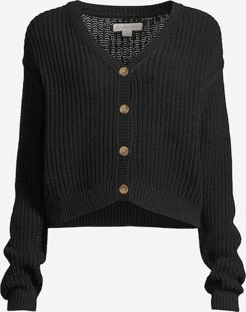 AÉROPOSTALE Strickjacke in Schwarz: predná strana