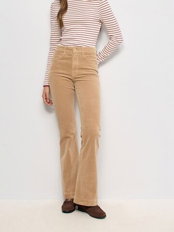 Salsa Jeans Flared Jeans 'Faith' in Beige: front