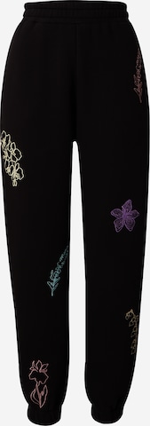 florence by mills exclusive for ABOUT YOU Tapered Trousers 'Lili' in Black: front