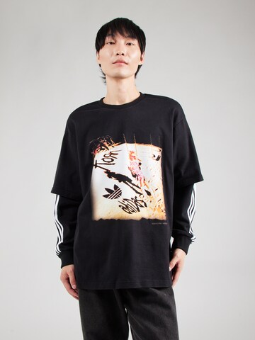 ADIDAS ORIGINALS - Camisa 'Korn' em preto: frente