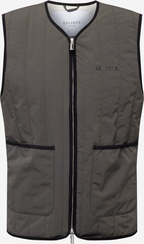 Les Deux Vest 'Max' in Grey: front