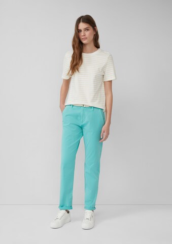 Regular Pantalon chino s.Oliver en vert