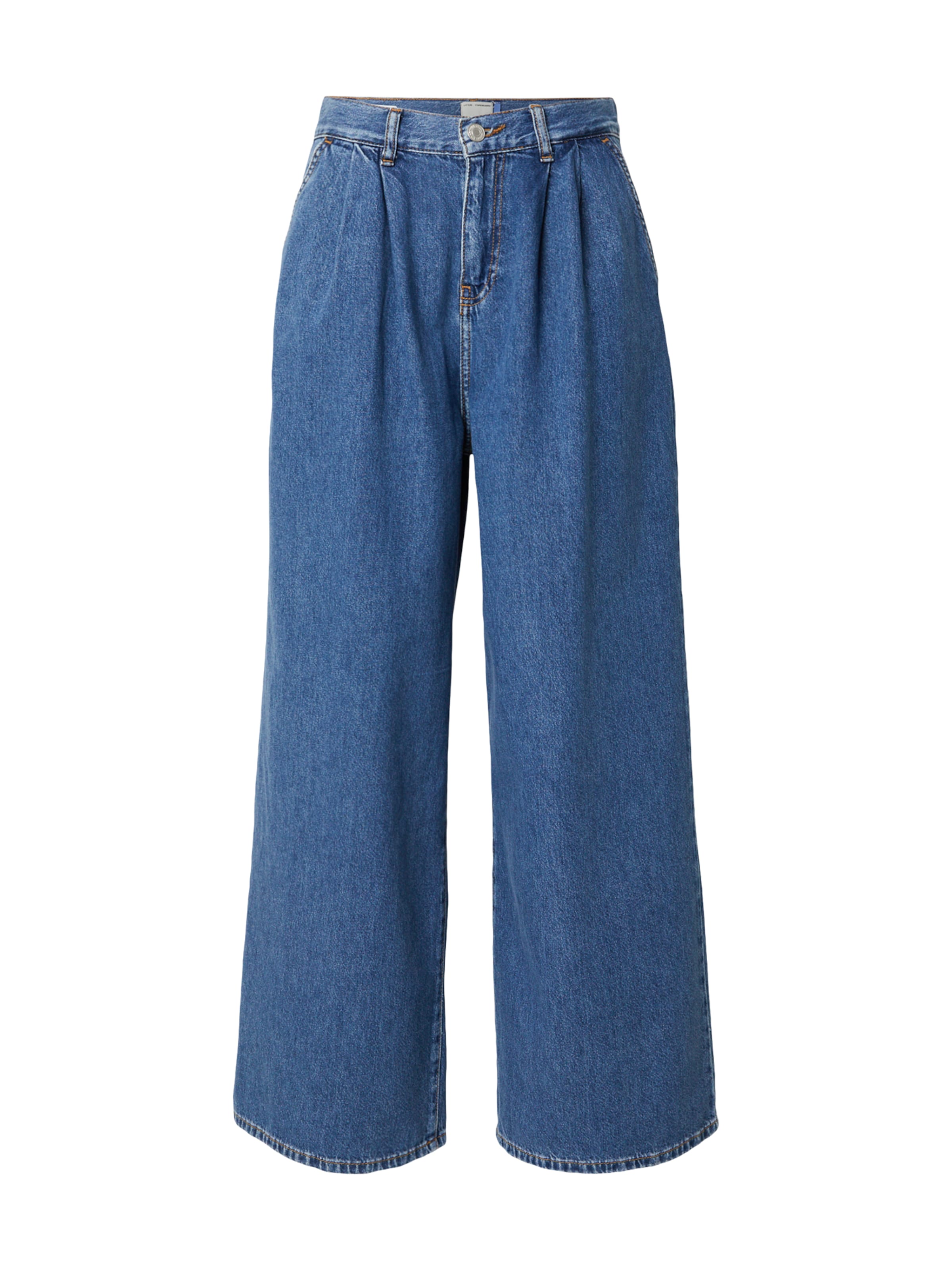 LTB - Pierna ancha Pantalón vaquero plisado 'SIERRA' en azul: frente