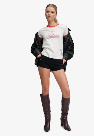 T-shirt 'Athletic Football' Superdry & Co en blanc