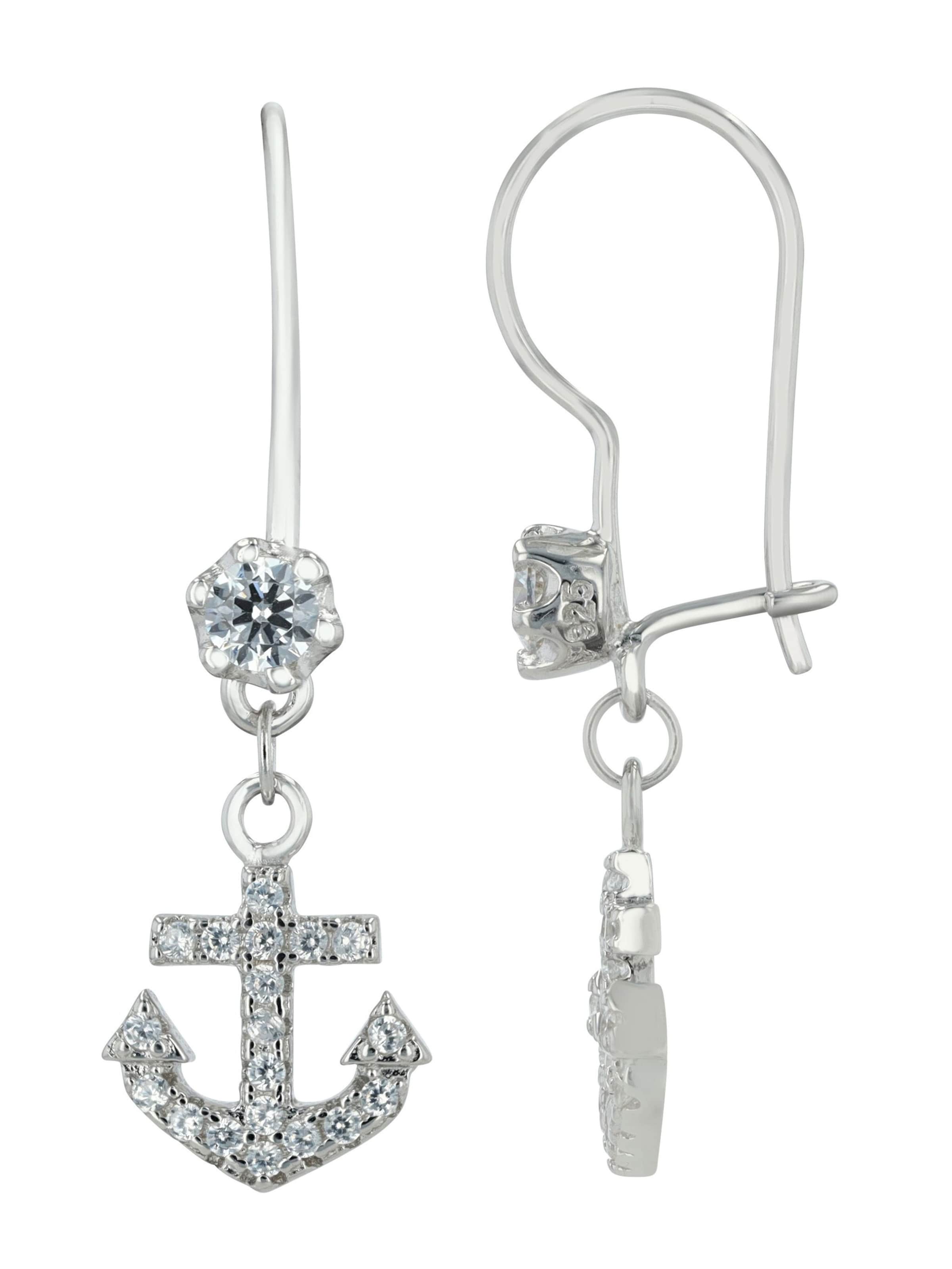 Akzent Earrings 'Marina, 925 Sterlingsilber, langlebig' in Silver