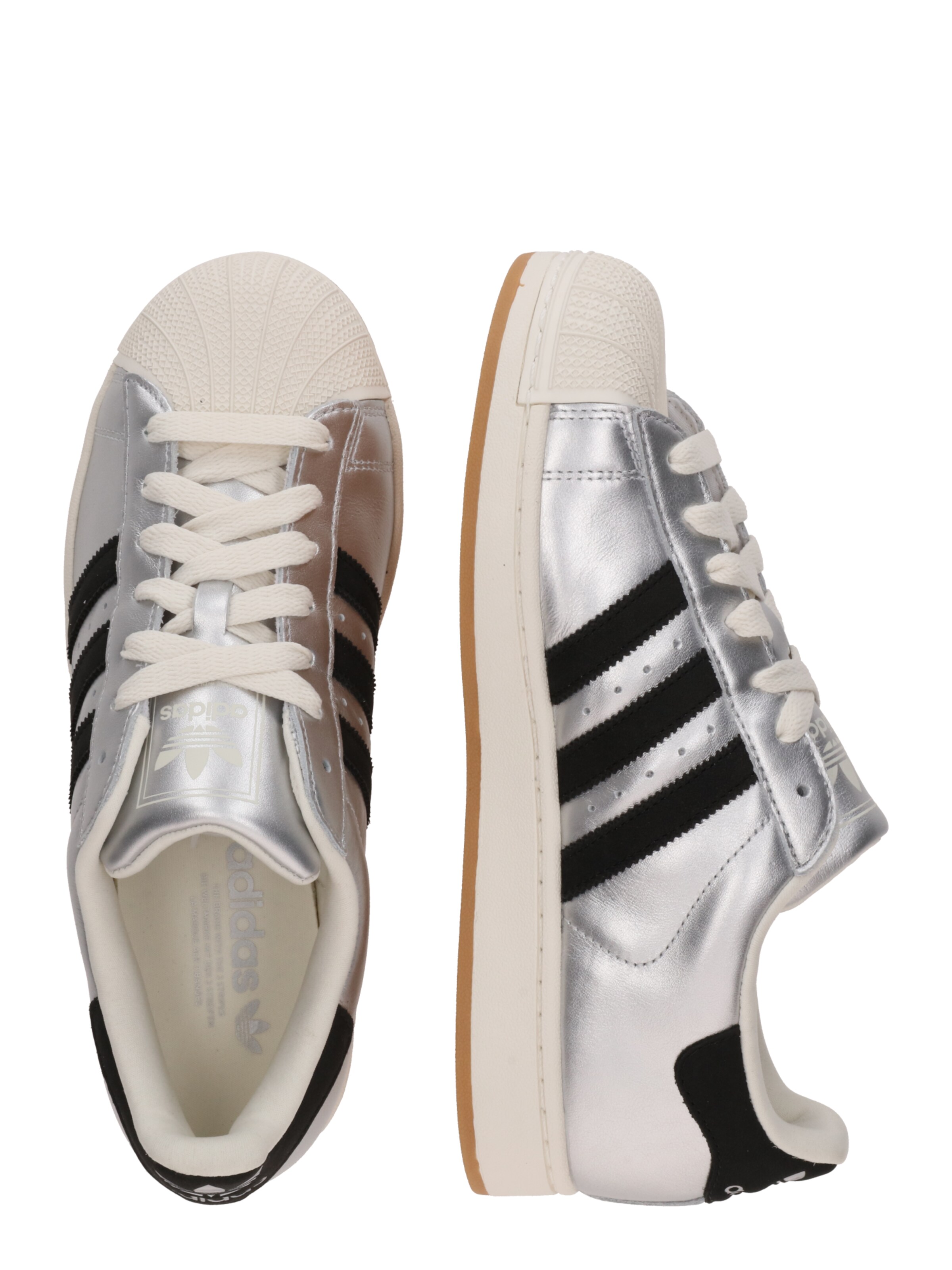 ADIDAS ORIGINALS Sneaker low 'SUPERSTAR II' i sølv