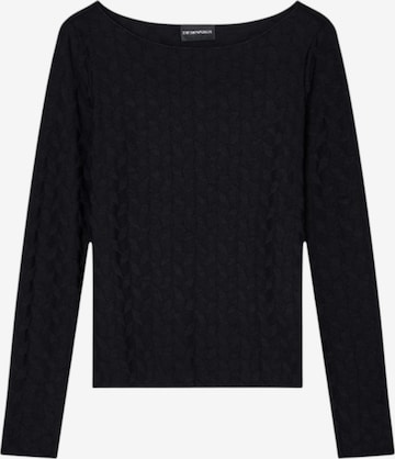 Pullover di Emporio Armani in nero: frontale