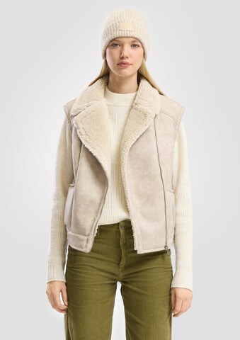 Gilet QS en beige : devant