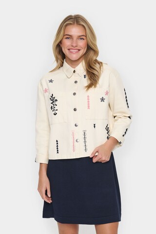SAINT TROPEZ Tussenjas in Beige: voorkant