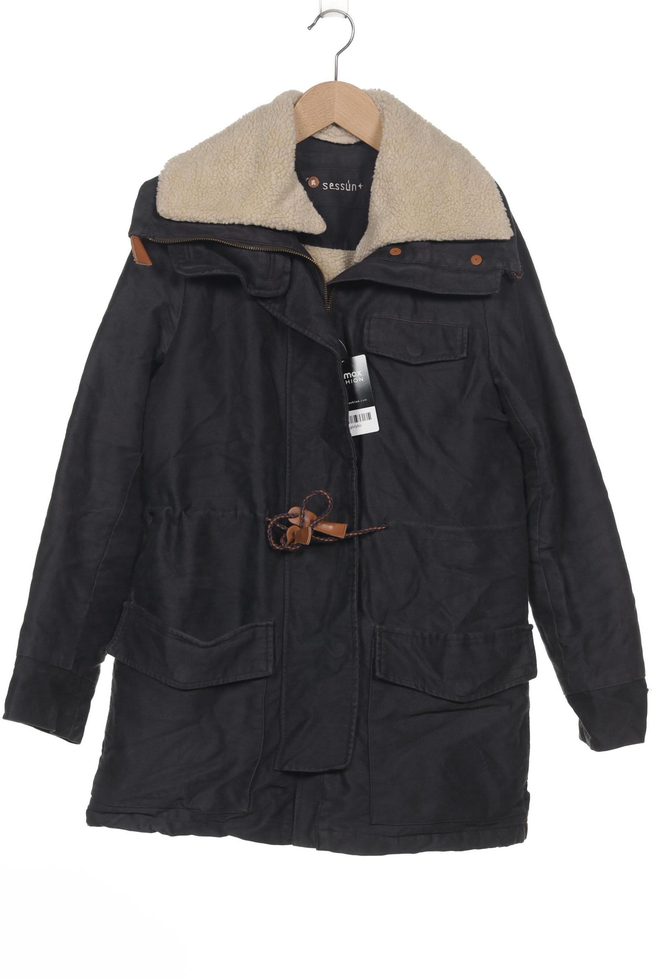 sessun Jacket & Coat in XS in Black: front