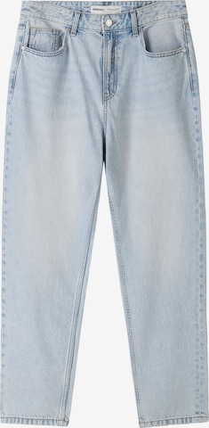 Loosefit Jean Bershka en bleu : devant