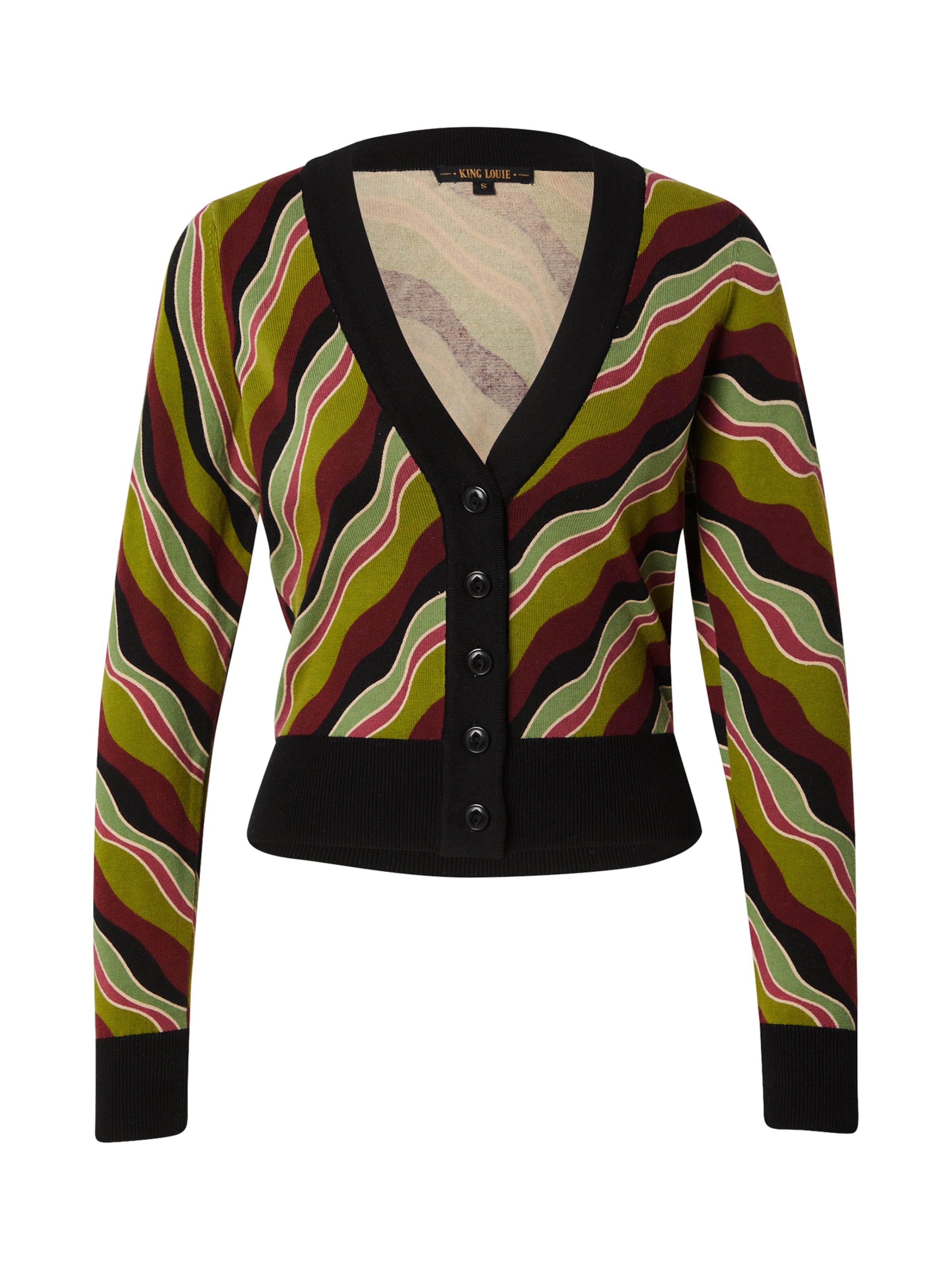 Cardigan 'Razzle' King Louie en vert : devant
