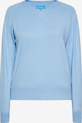 SANIKA Pullover in Blau: Vorderseite