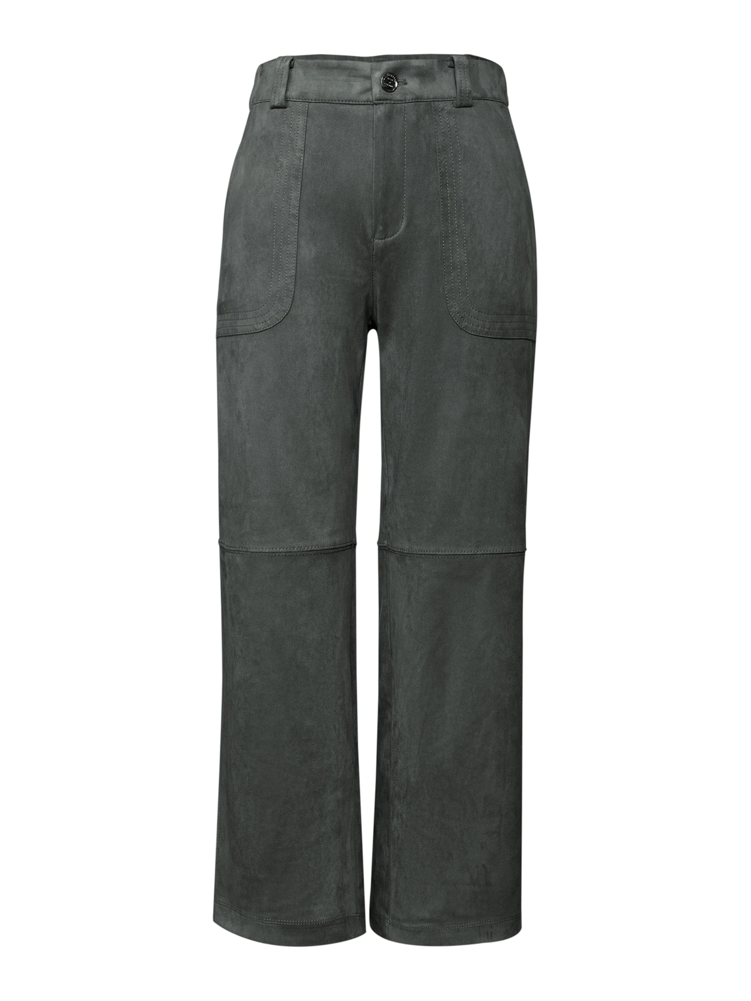 STREET ONE Loose fit Pants in Green: front