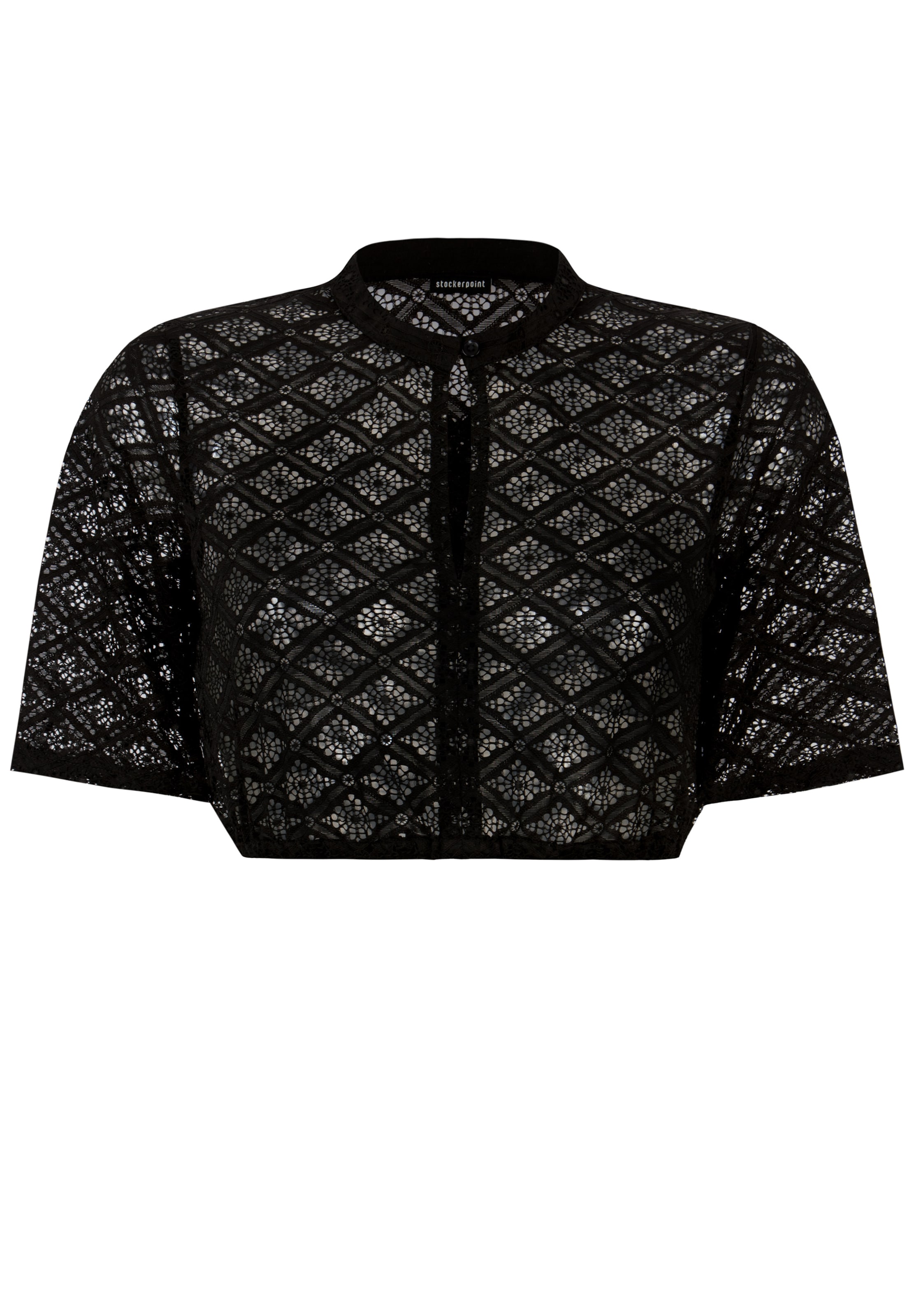 STOCKERPOINT Traditional blouse 'Laurene' in Black: front