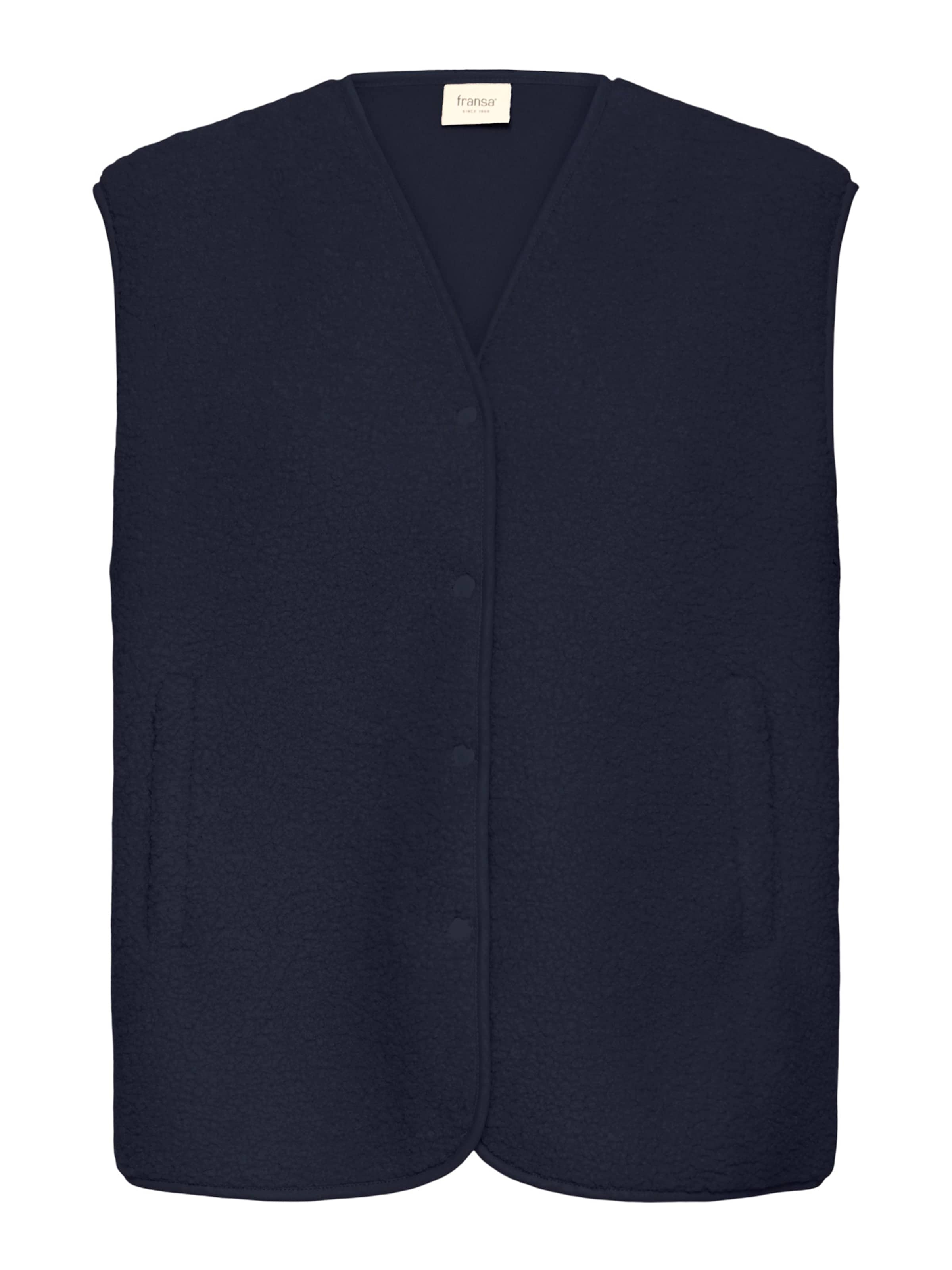 Vestă tricotată 'FRGWYNNE' de la Fransa pe albastru: față