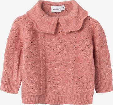 Pull-over NAME IT en rose : devant