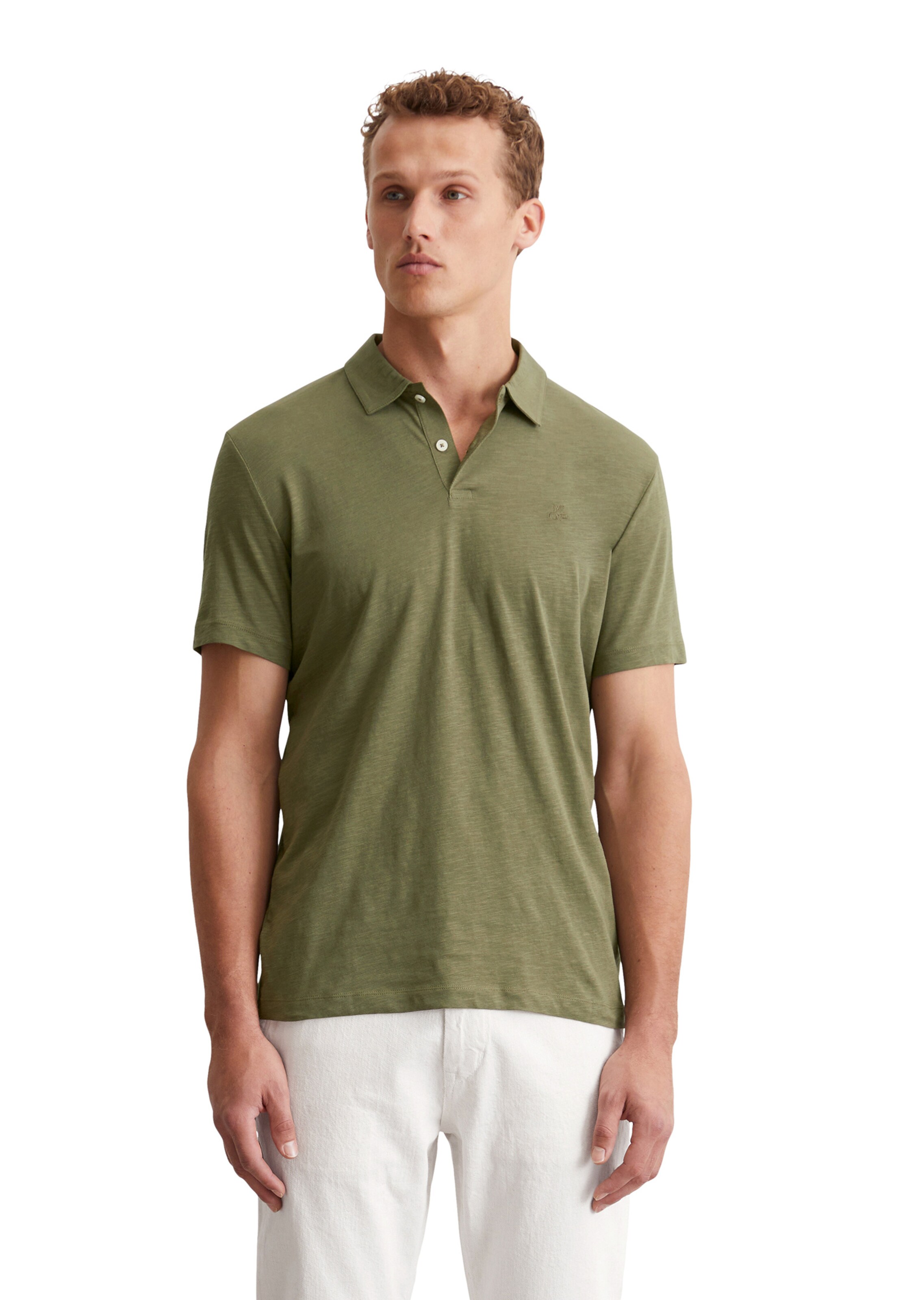 T-Shirt Marc O'Polo en vert : devant
