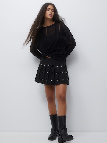 Fustă de la Pull&Bear pe negru