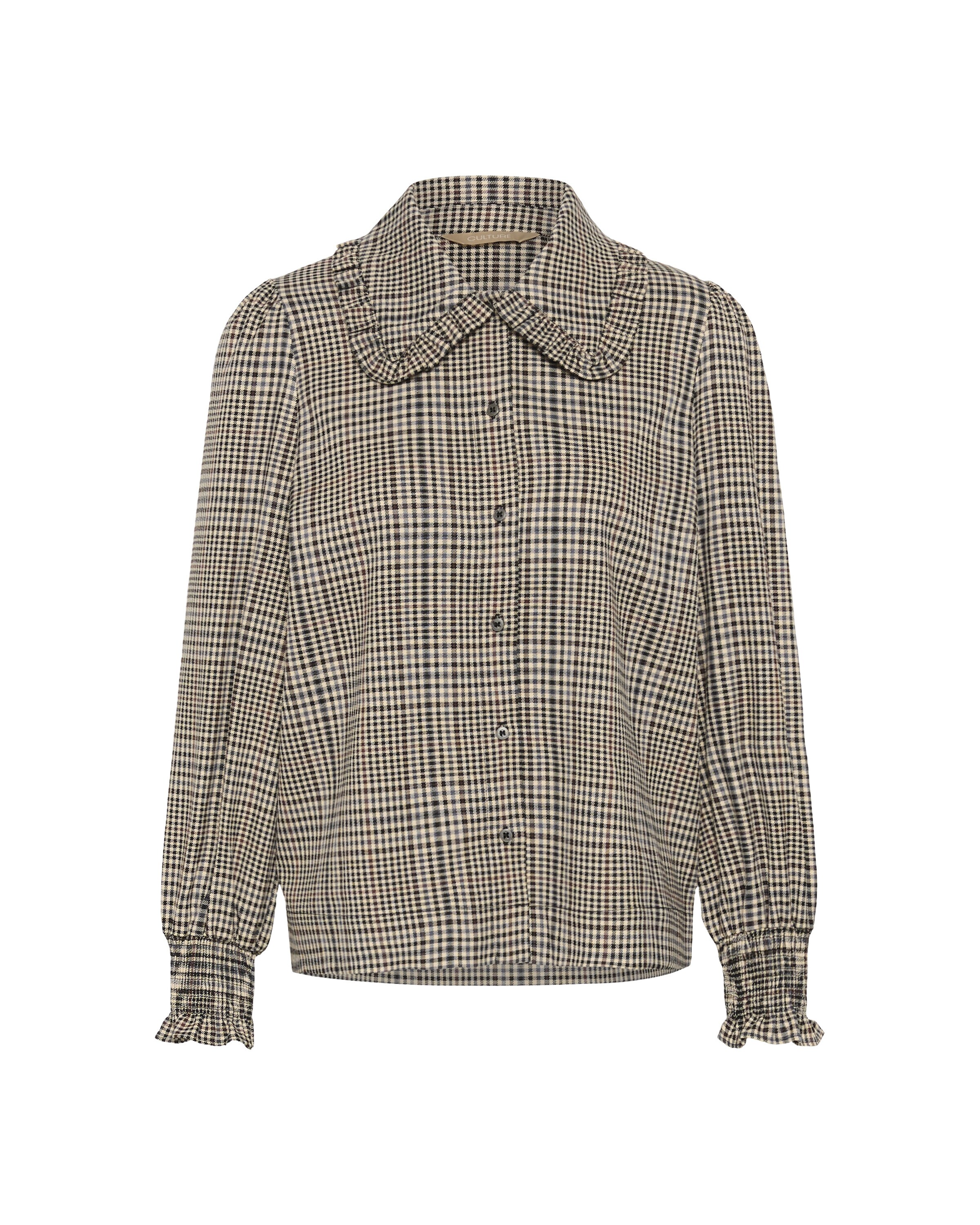 CULTURE Bluse 'Birsen' i sort: forside