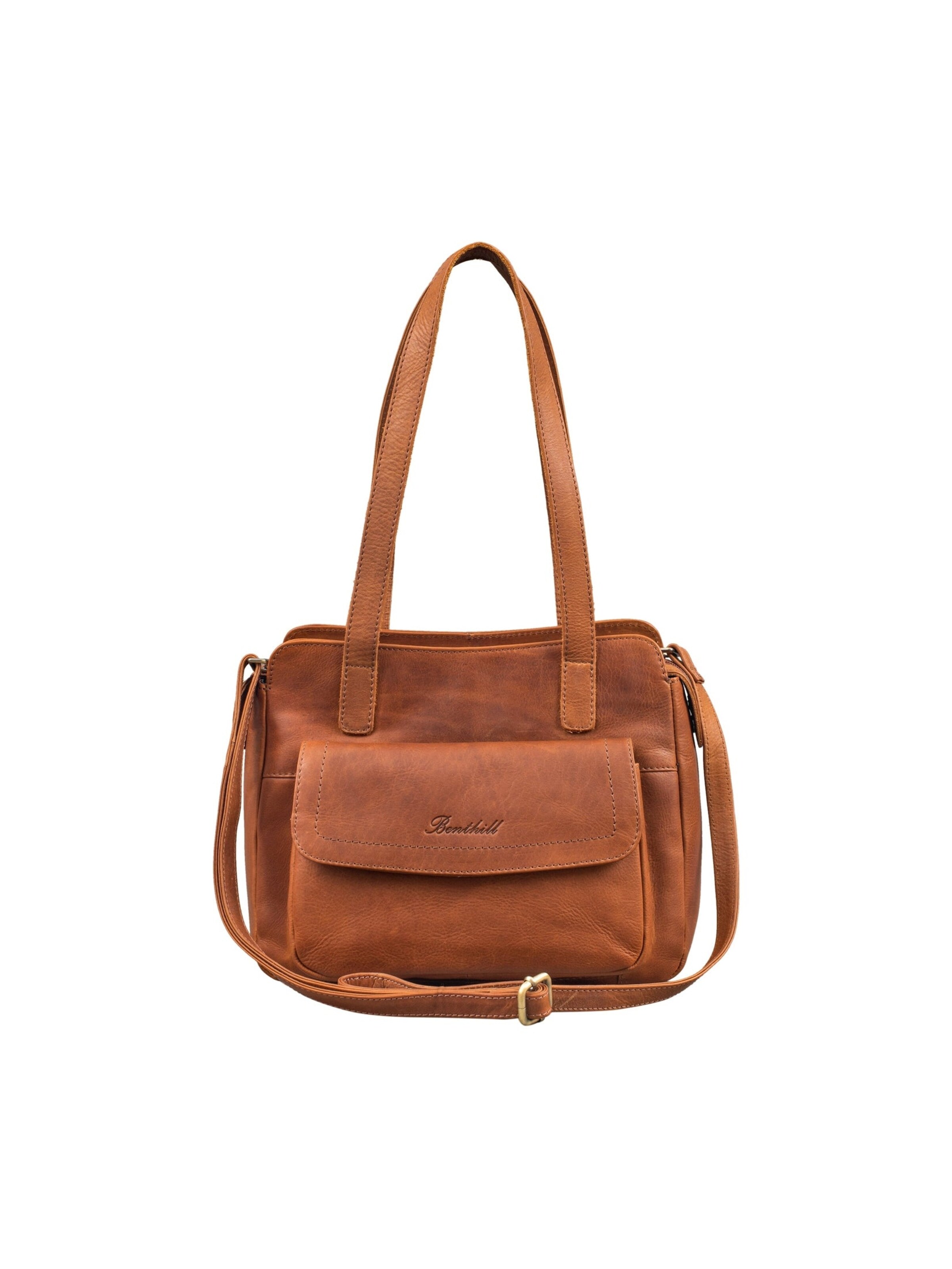 Benthill Handbag in Brown: front