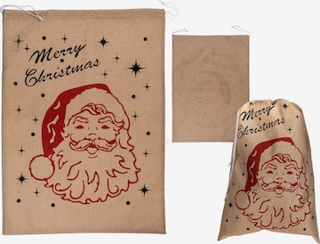 Out of the Blue Sack 'Merry Christmas' in Braun: front