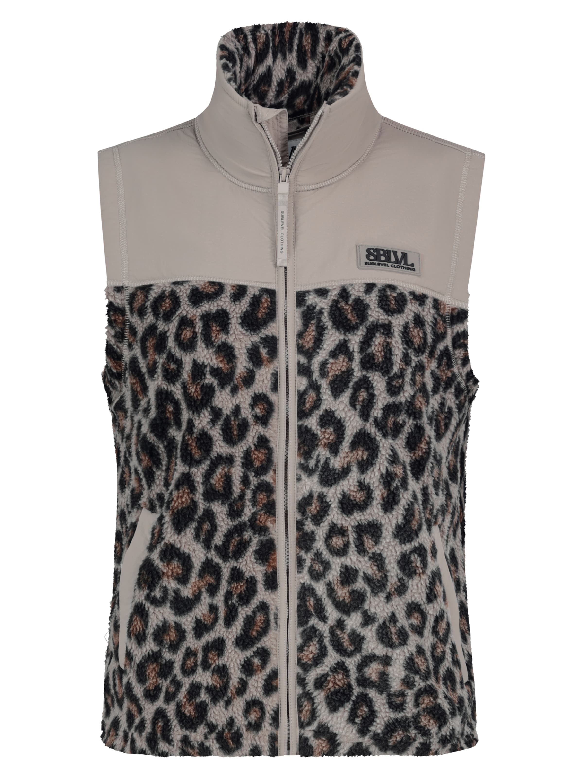 Sublevel Vest in Beige: front