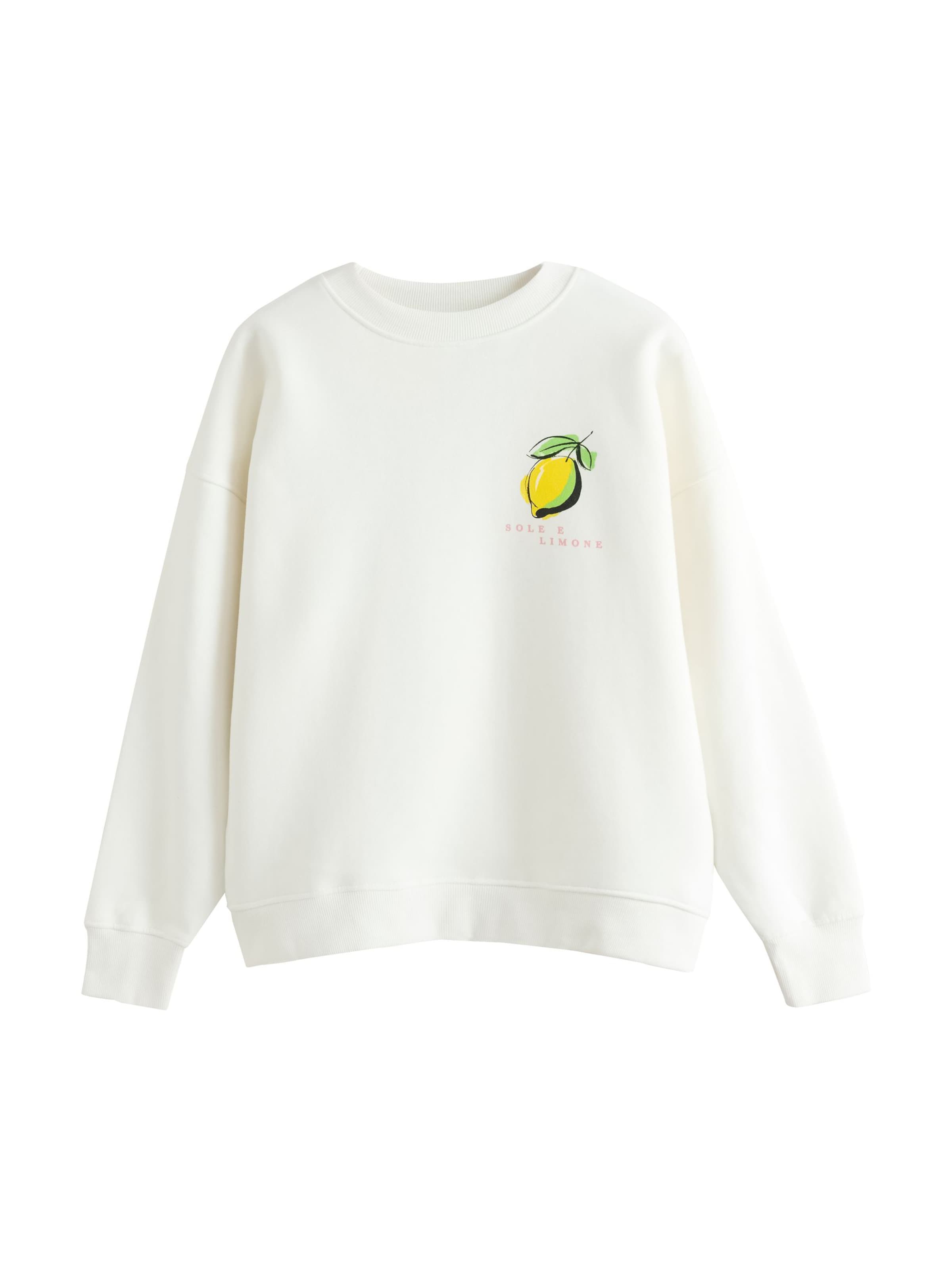 Next Sweatshirt in Weiß: Vorderseite