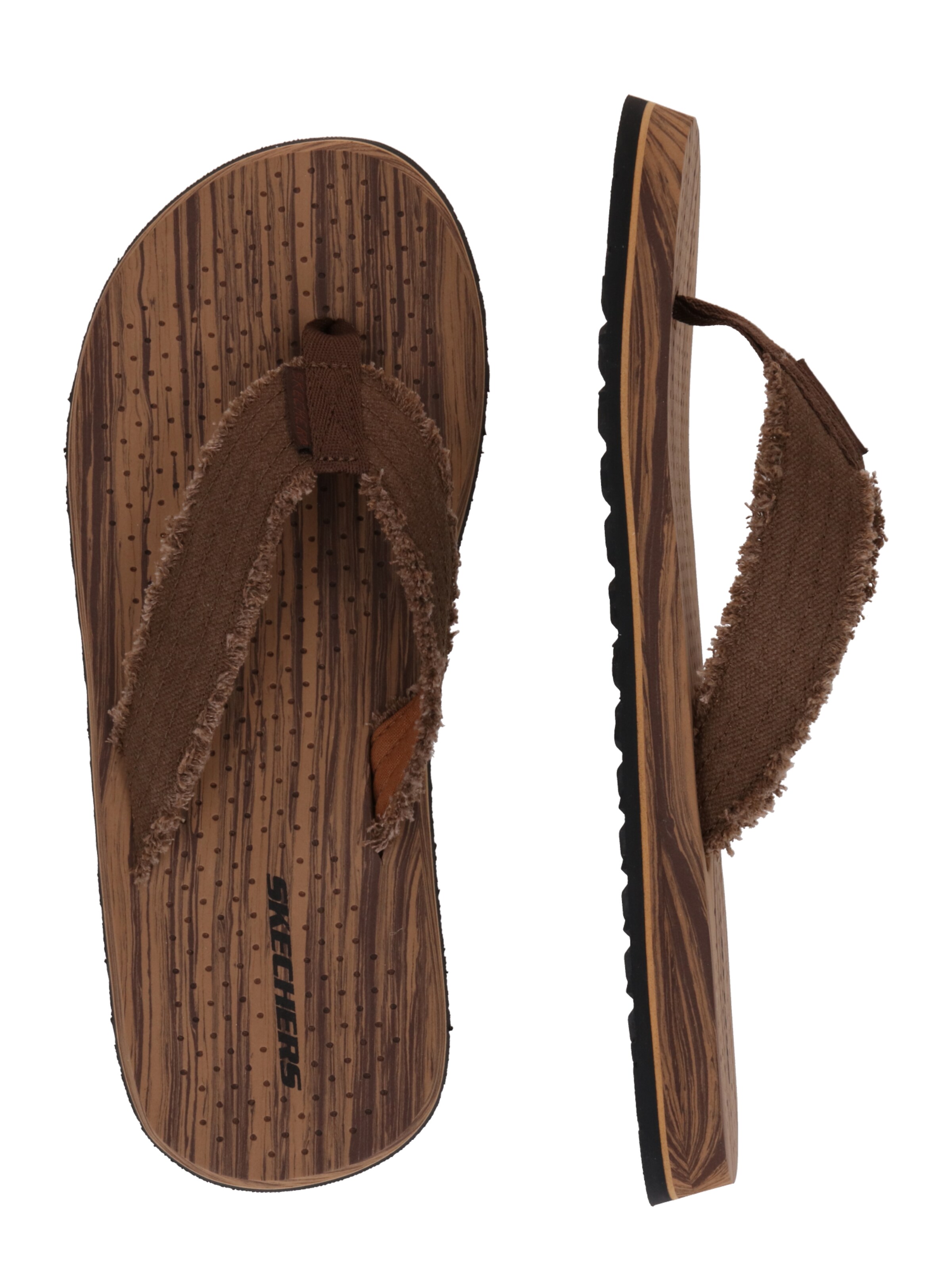 SKECHERS Ujjelválasztó-pántos szandál 'Tantric - Fritz' - barna