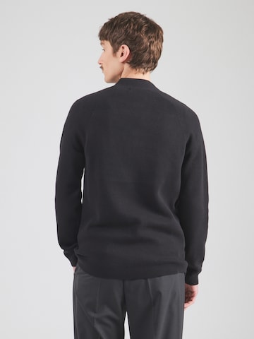 SELECTED Strickjacke 'SLHELMING' in Schwarz: Rückseite