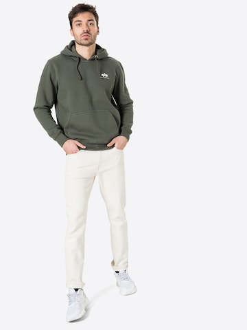 ALPHA INDUSTRIES Regular fit Tréning póló - zöld