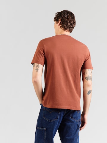 TIMBERLAND Majica 'ESTABLISHED 1973' | rjava barva